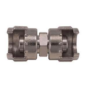 Doppeltes Rändelmutter-Verbindungsstück