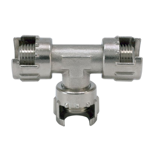 Dreifaches Rändelmutter-Verbindungsstück